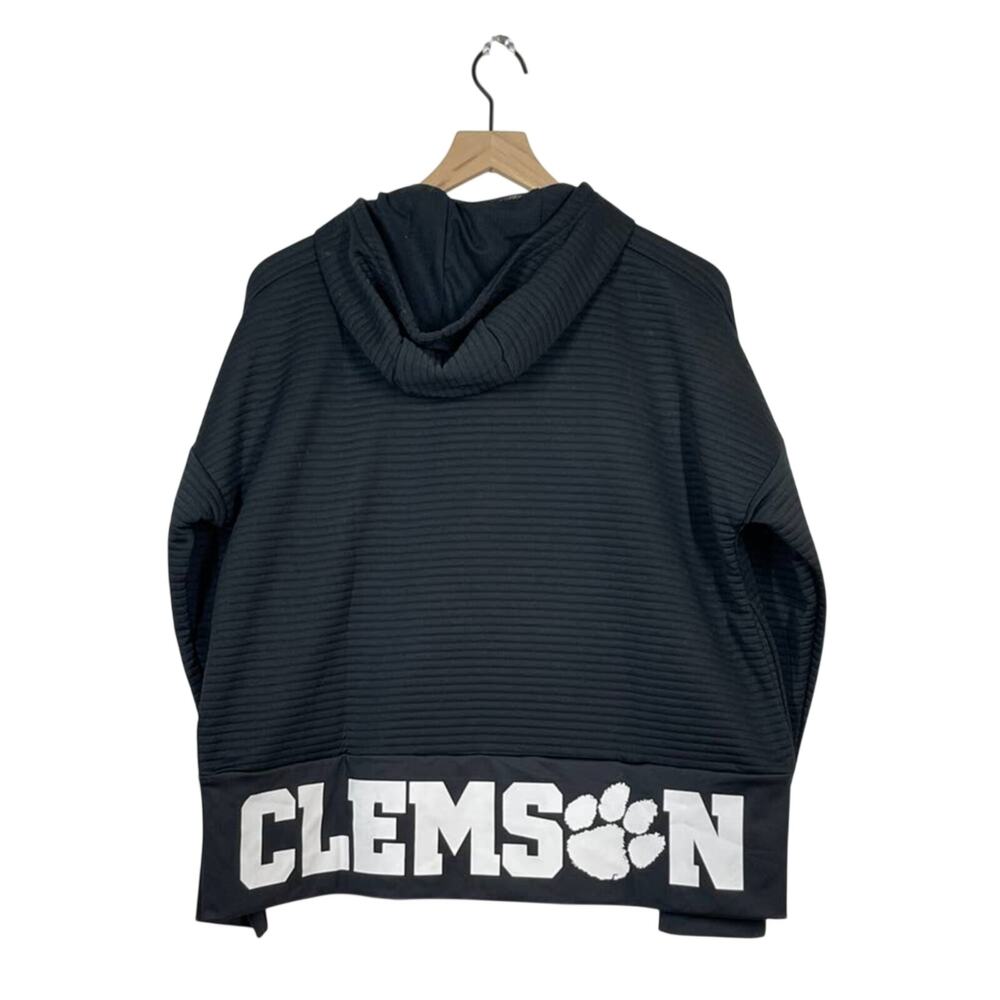 Nike Dri-Fit Hoodie Sweatshirt Women's Size Medium Black Clemson Tigers NCAA - Picture 2 of 8